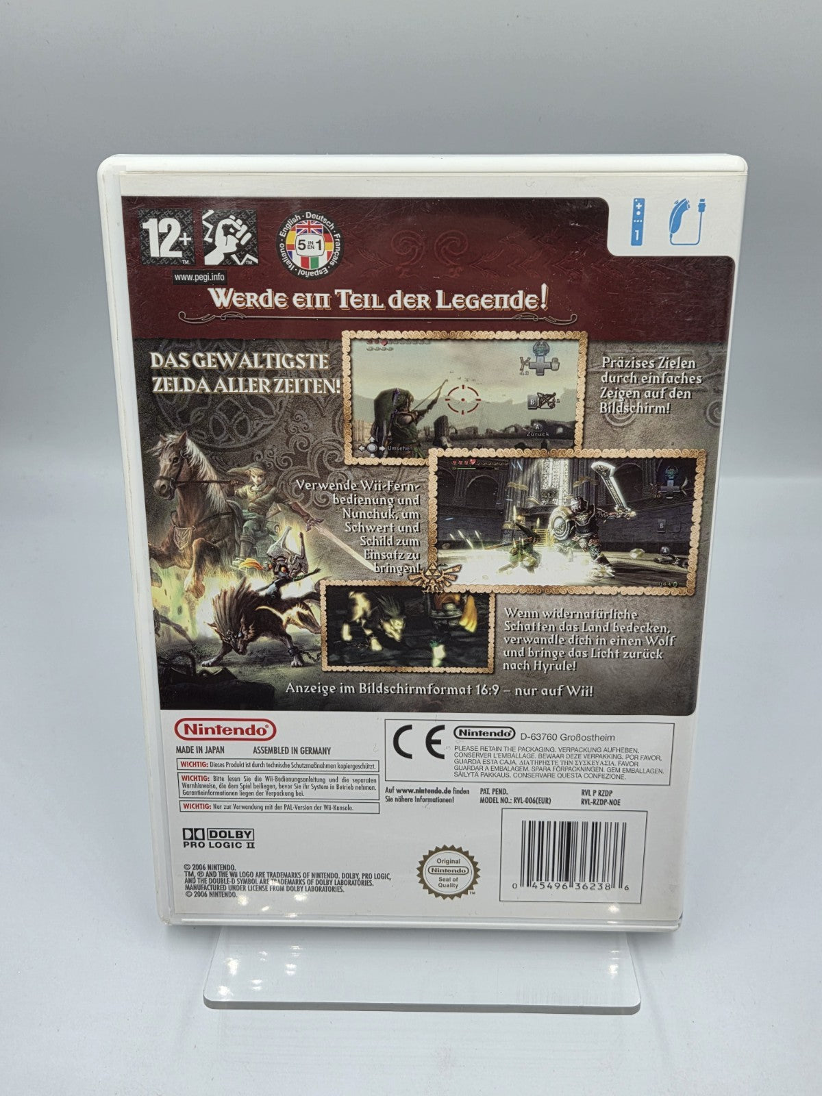 Nintendo Wii Spiel The Legend of Zelda Twilight Princess mit OVP + Anleitung NOE
