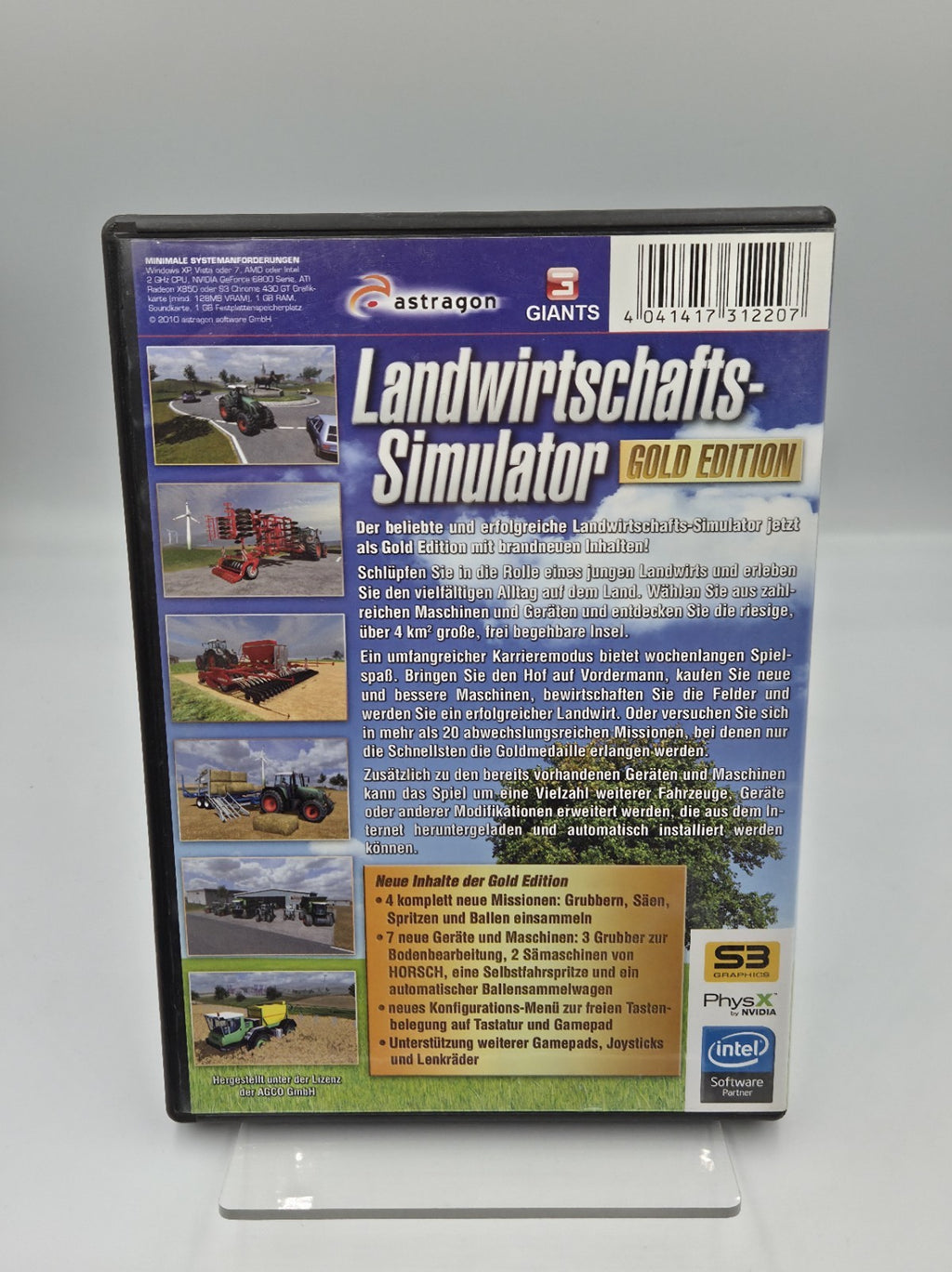 PC-CD Rom Spiel Landwirtschaftssimulator Gold Edition