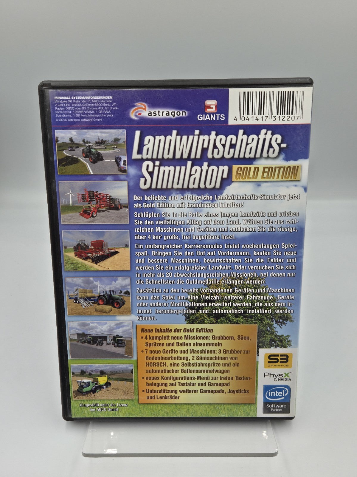 PC-CD Rom Spiel Landwirtschaftssimulator Gold Edition