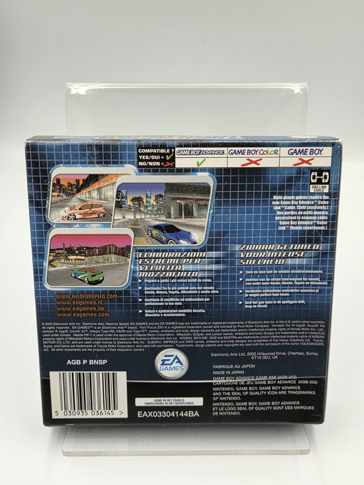 Nintendo Game Boy Advance Need For Speed Underground mit OVP und Anleitung EUR