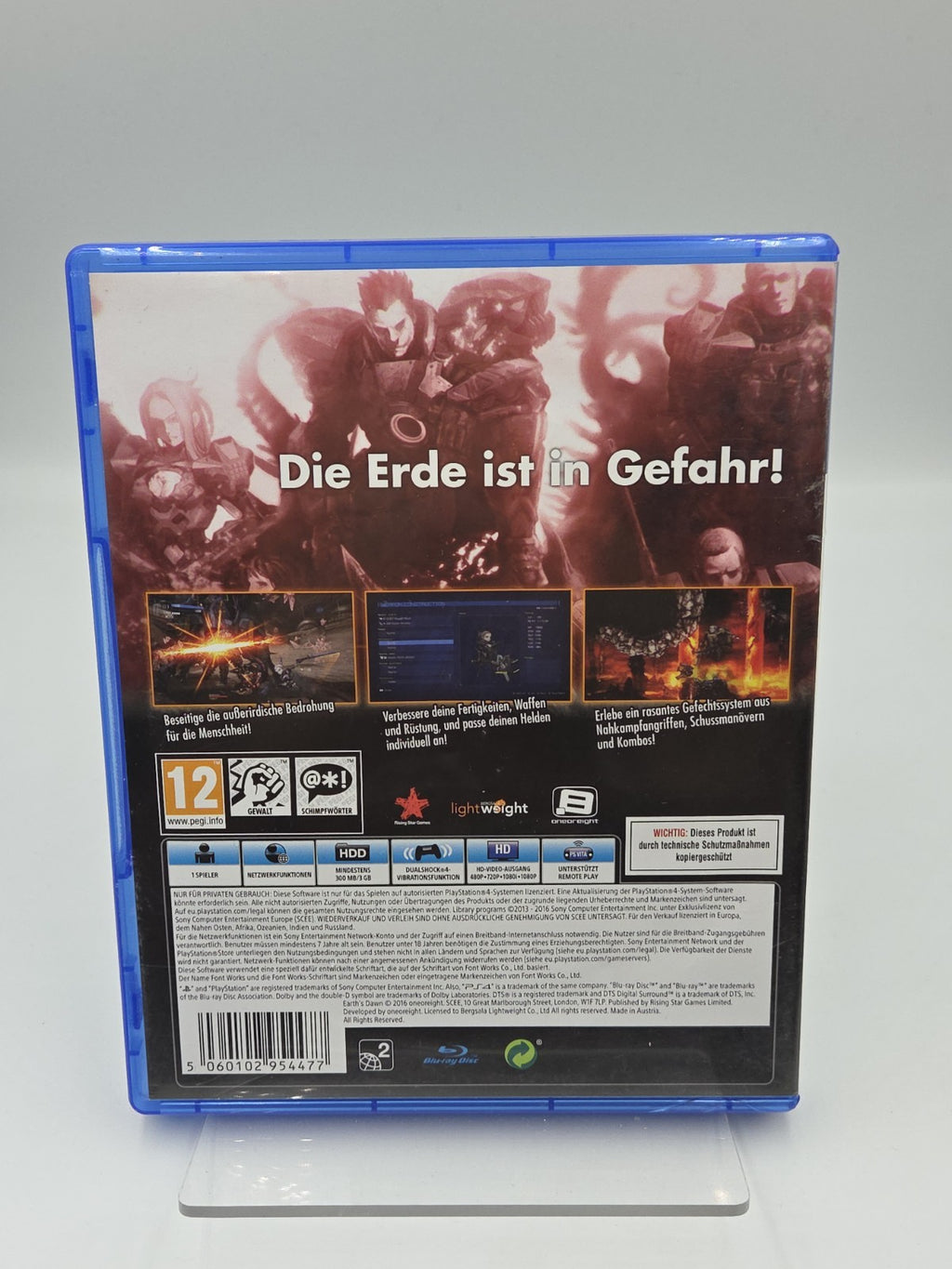 PS4 Playstation 4 Spiel Earth's Dawn mit OVP Deutsch