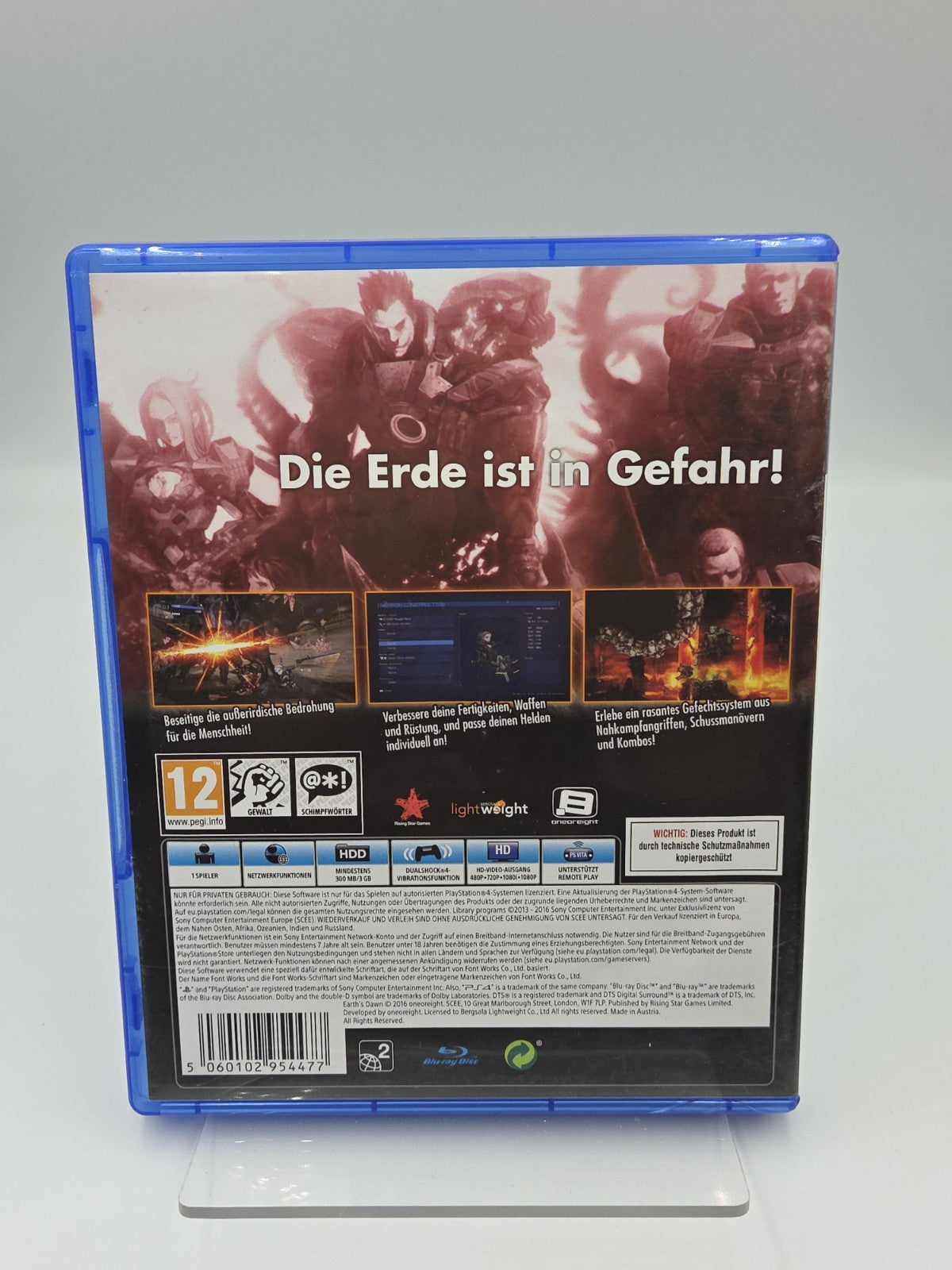 PS4 Playstation 4 Spiel Earth's Dawn mit OVP Deutsch