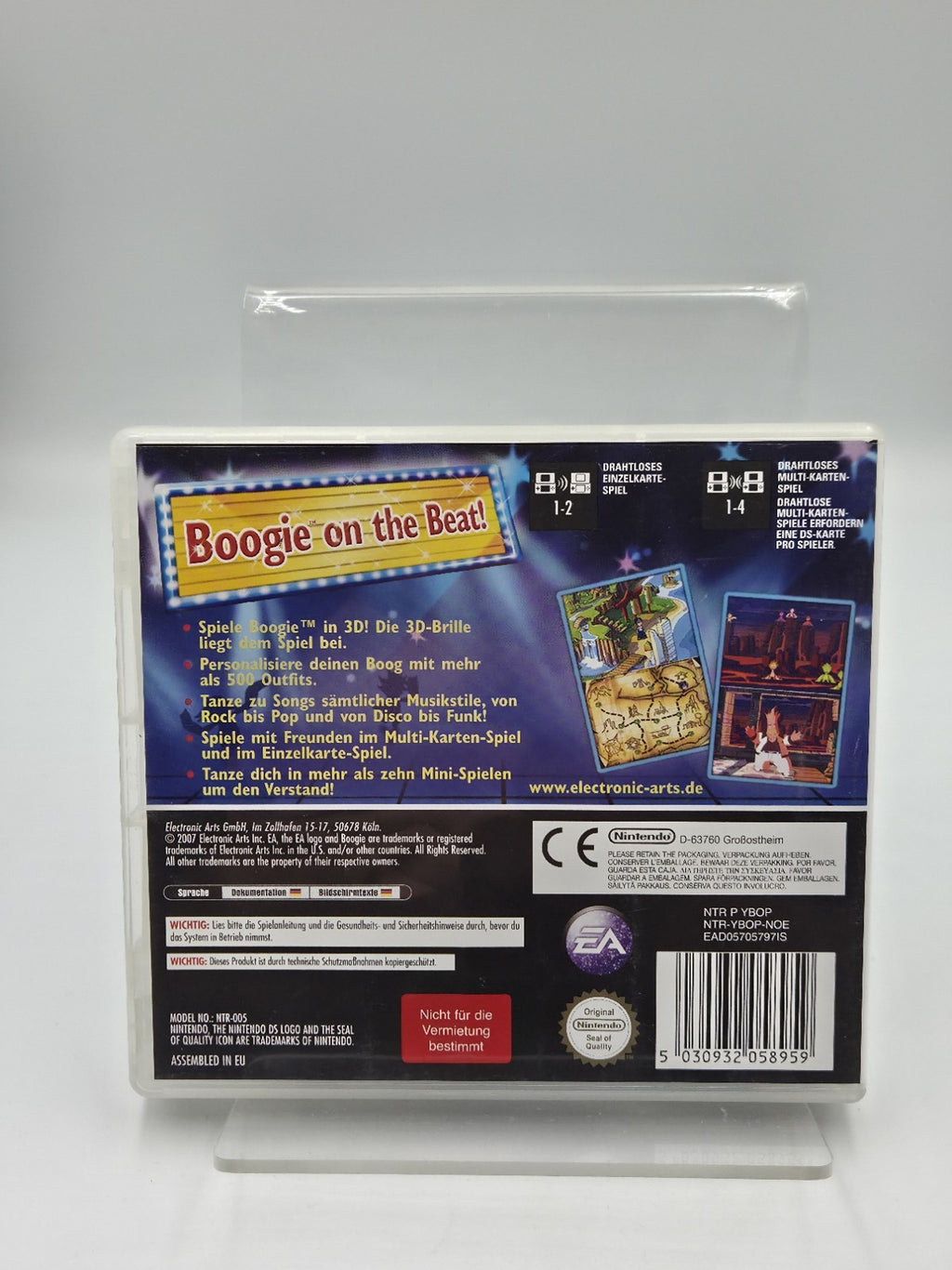 Nintendo DS Spiel Boogie mit OVP und Anleitung NOE
