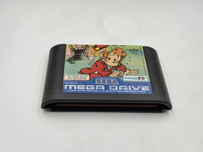 Sega Mega Drive Spiel Robbedoes / Spirou mit OVP und Anleitung Multi Language 
