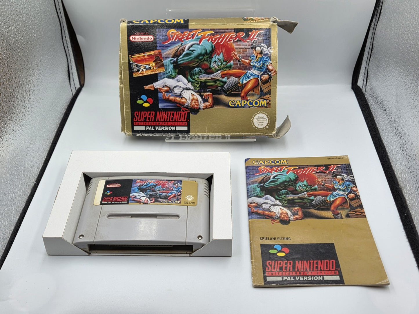 SNES Super Nintendo Street Fighter II mit OVP und Anleitung NOE