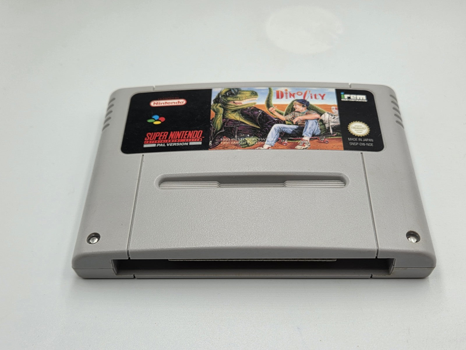 SNES Super Nintendo Dino City mit OVP und Anleitung NOE