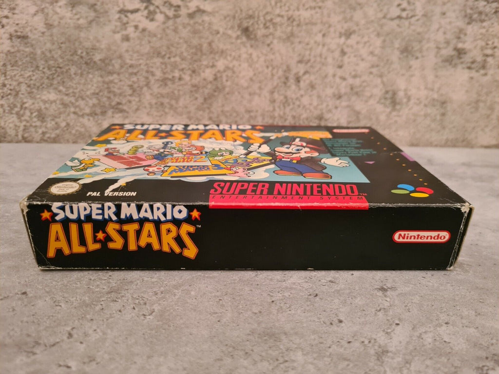 SNES Super Nintendo Super Mario Allstars mit OVP und Anleitung FRG - T-Retro-Games 