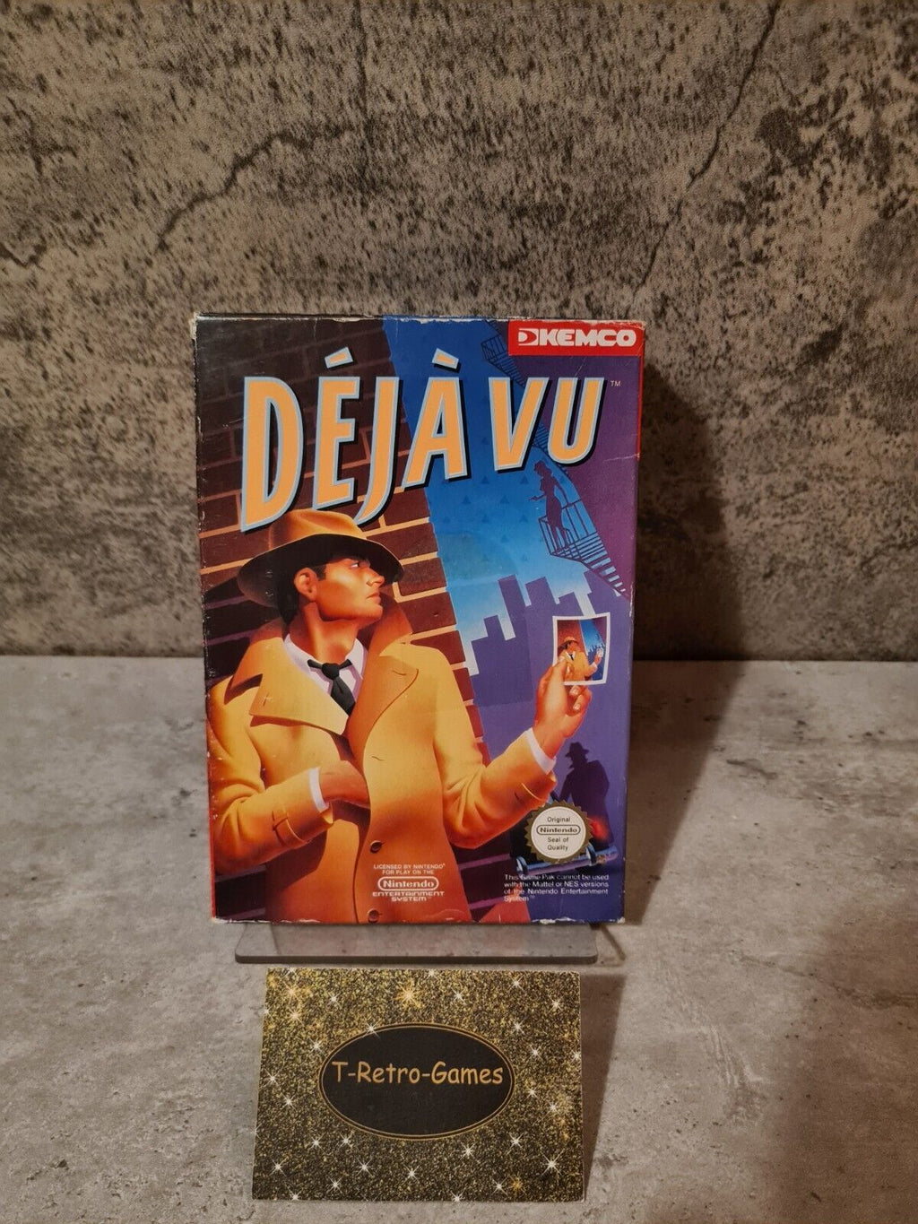 Nintendo NES Deja Vu mit OVP und Anleitung SWE - T-Retro-Games 