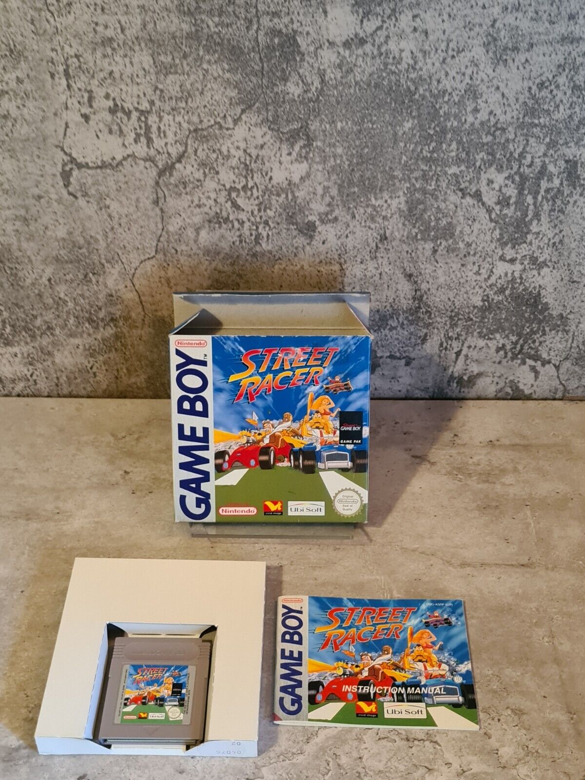 Nintendo Game Boy Classic Street Racer mit OVP und Anleitung EUR - T-Retro-Games 