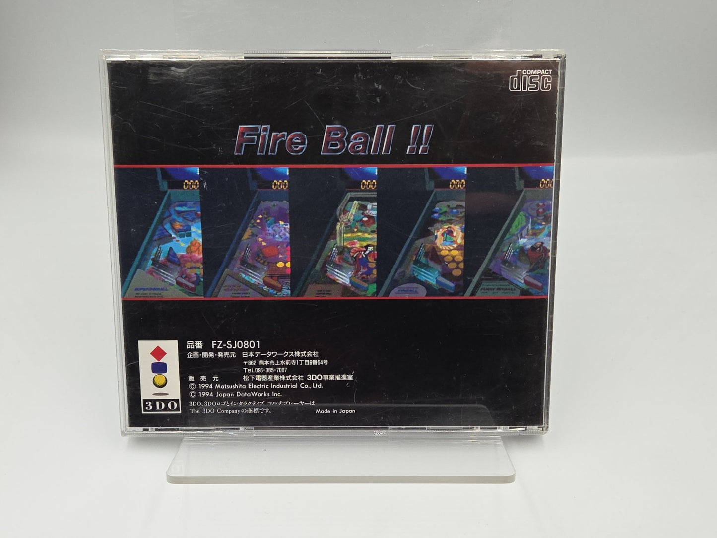 3DO Spiel Fire Ball !! mit OVP und Anleitung Japan