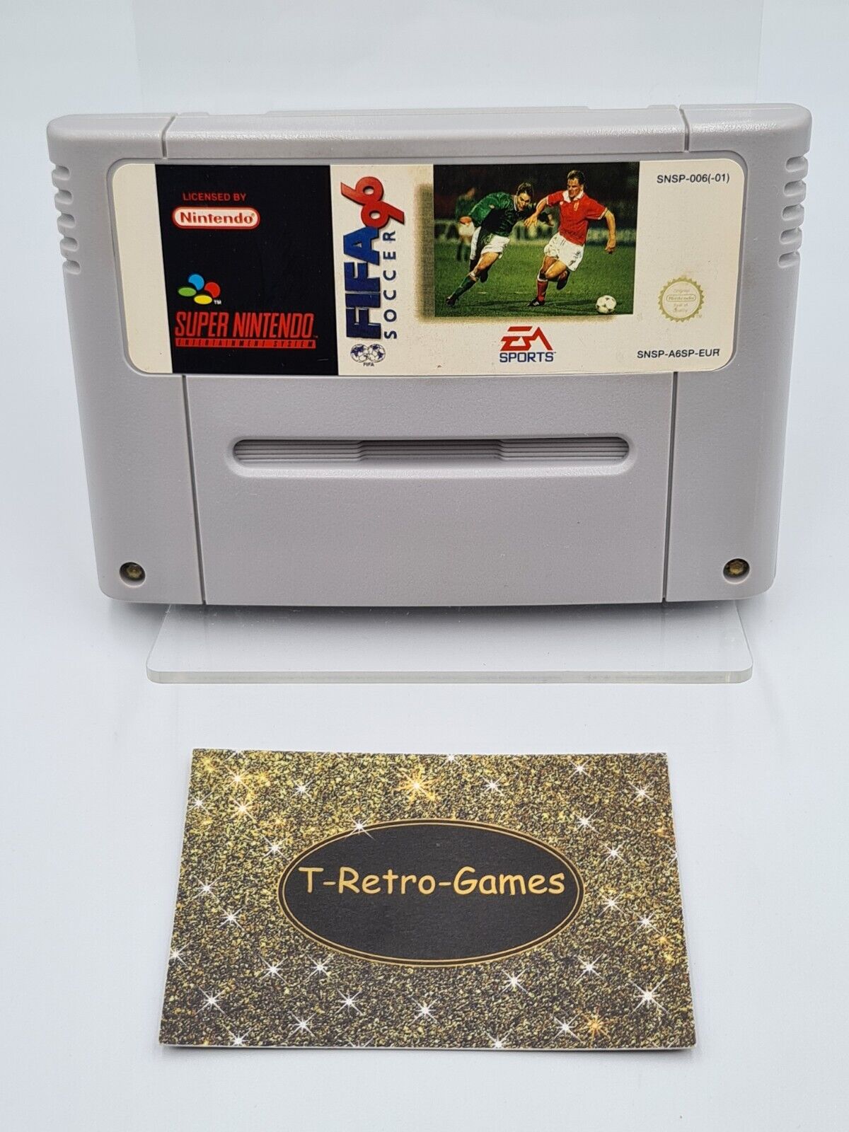SNES Super Nintendo Fifa Soccer 96 Modul EUR - T-Retro-Games 