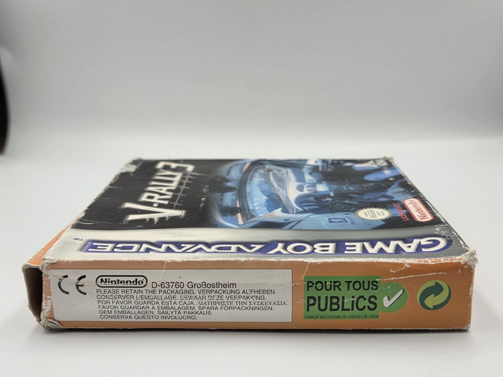 Nintendo Game Boy Advance V-Rally 3 mit OVP und Anleitung FAH - T-Retro-Games 
