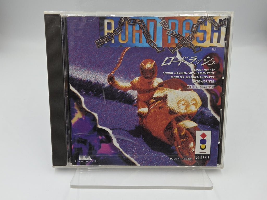 3DO Spiel Road Rash mit OVP und Anleitung Japan