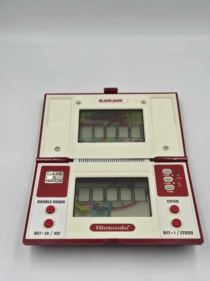 Nintendo Game & Watch Black Jack Konsole Console 1985 Multi Screen BJ-60