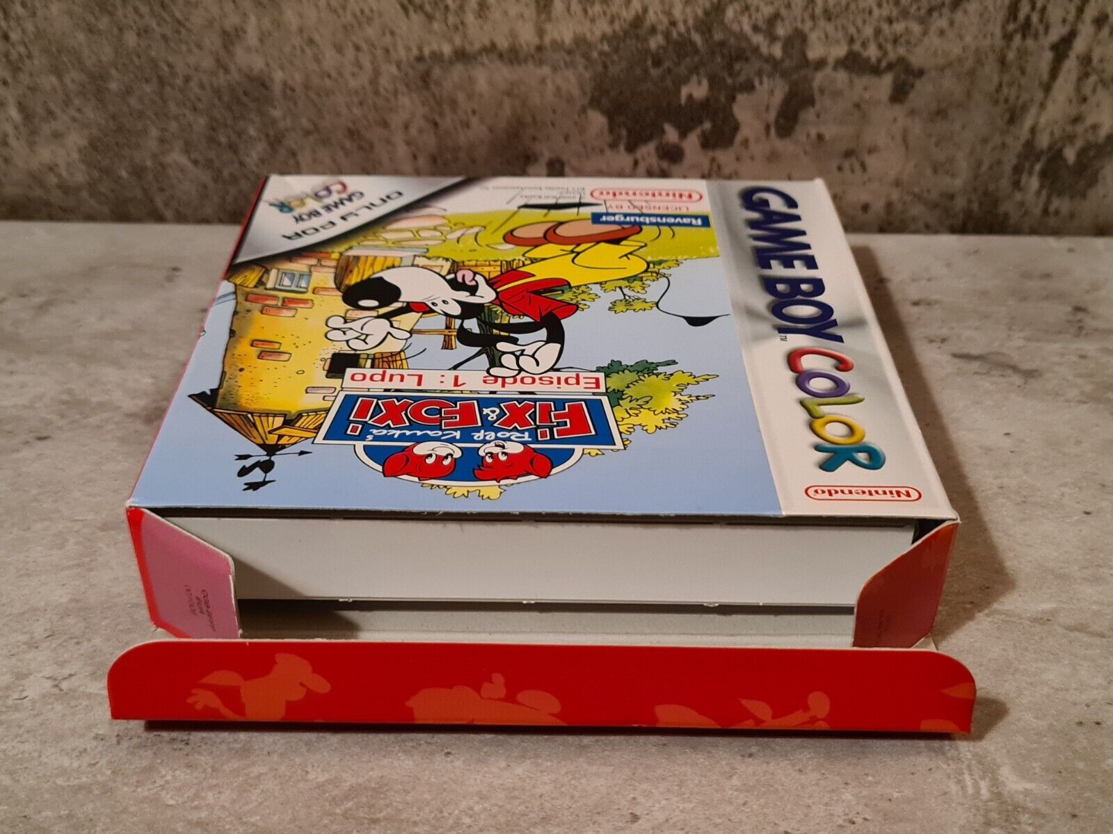 Nintendo Game Boy Color Spiel Fix & Foxi Episode 1 : Lupo mit OVP +Anleitung EUR - T-Retro-Games 