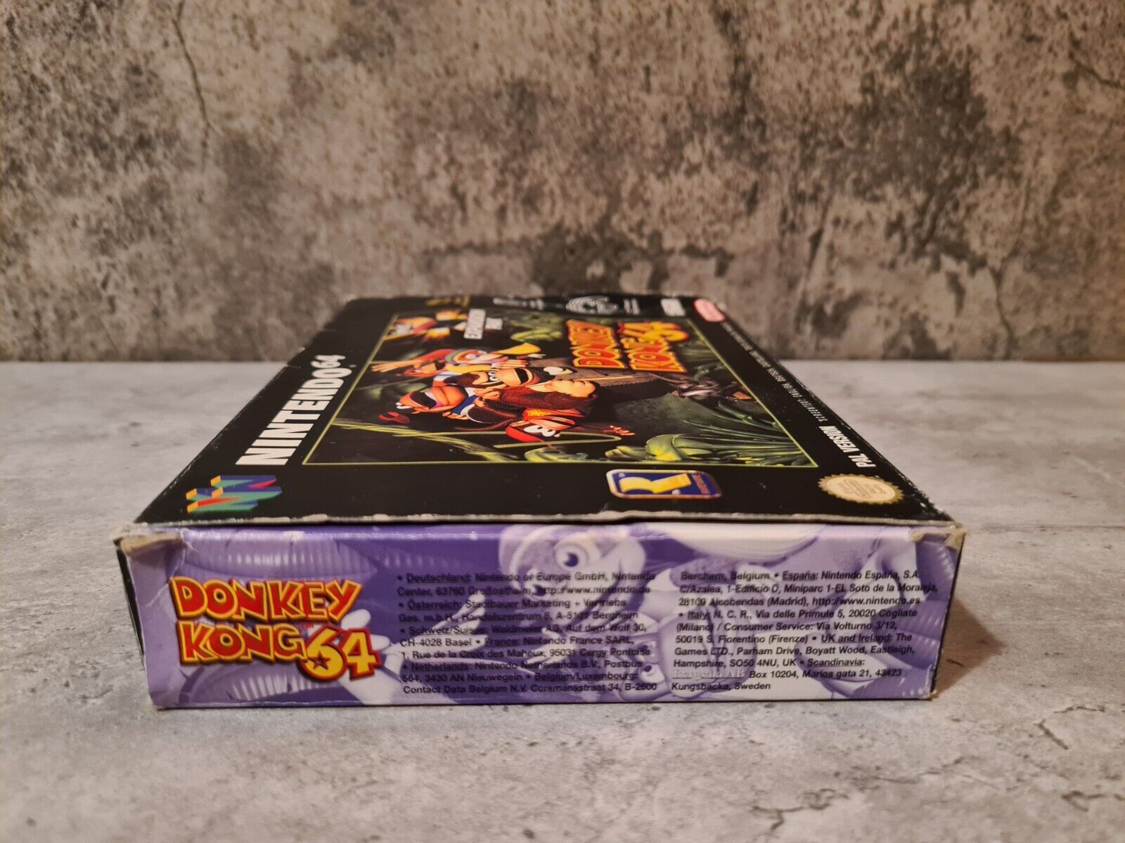 N64 Nintendo 64 Donkey Kong 64 mit OVP und Anleitung EUR - T-Retro-Games 