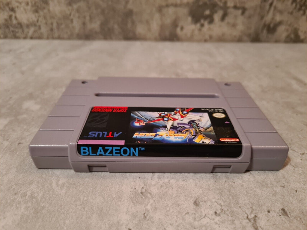 SNES Super Nintendo Blazeon mit OVP und Anleitung NTSC USA - T-Retro-Games 
