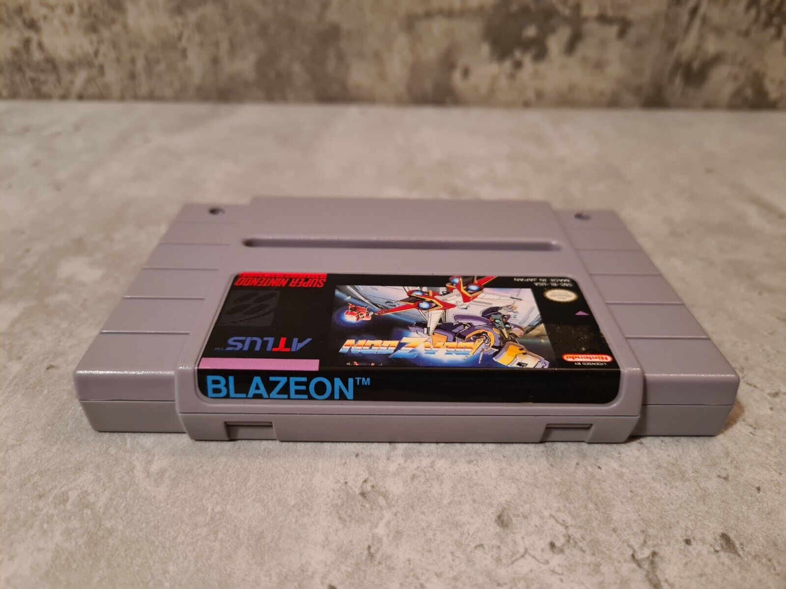 SNES Super Nintendo Blazeon mit OVP und Anleitung NTSC USA - T-Retro-Games 