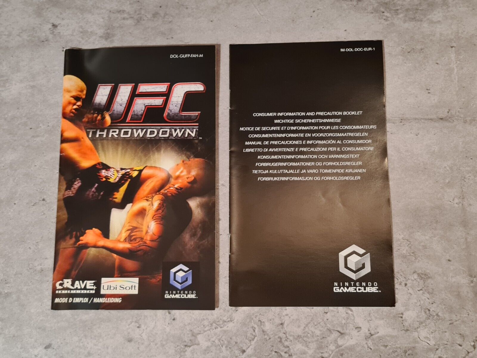 Nintendo GameCube UFC Throwdown mit OVP und Anleitung FAH - T-Retro-Games 