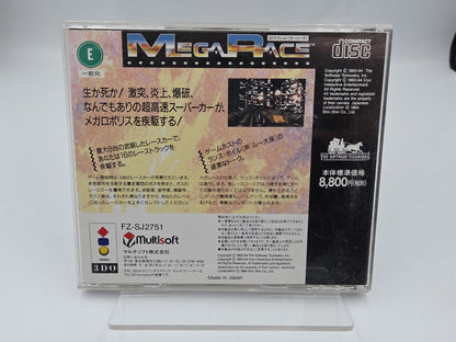 3DO Spiel Mega Race mit OVP und Anleitung Japan
