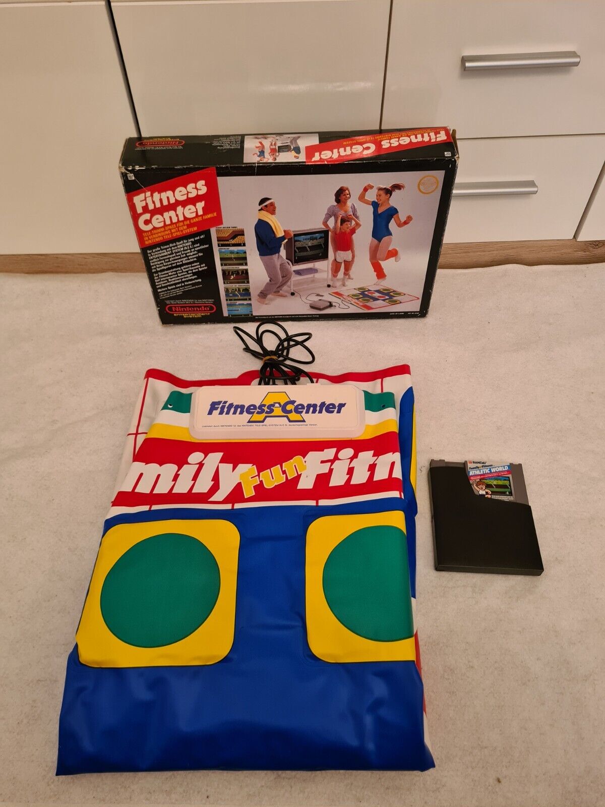 Nintendo NES Fitness Center OVP Athletic World - T-Retro-Games 