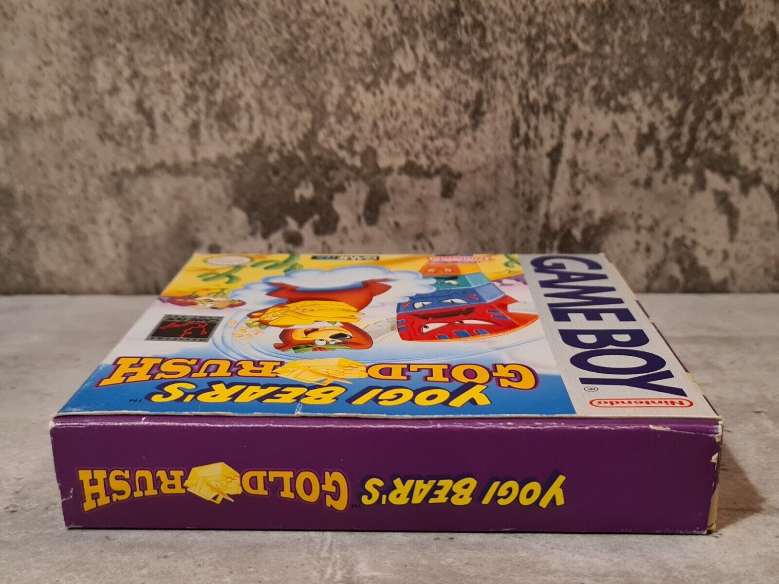 Nintendo Game Boy Classic Spiel Yogi Bear's Gold Rush mit OVP und Anleitung USA - T-Retro-Games 