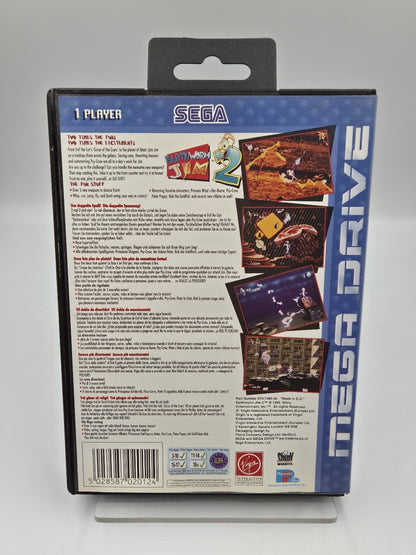 Sega Mega Drive Spiel Earthworm Jim 2 mit OVP und Anleitung Multi Language 