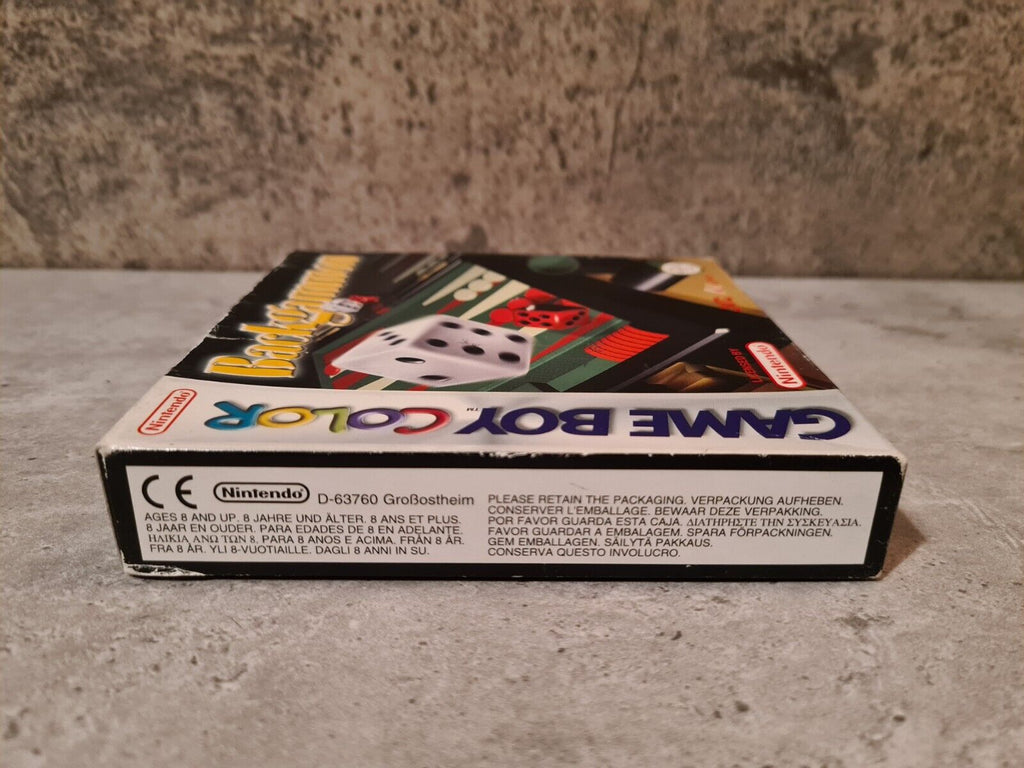 Nintendo Game Boy Color Backgammon mit OVP und Anleitung EUR - T-Retro-Games 