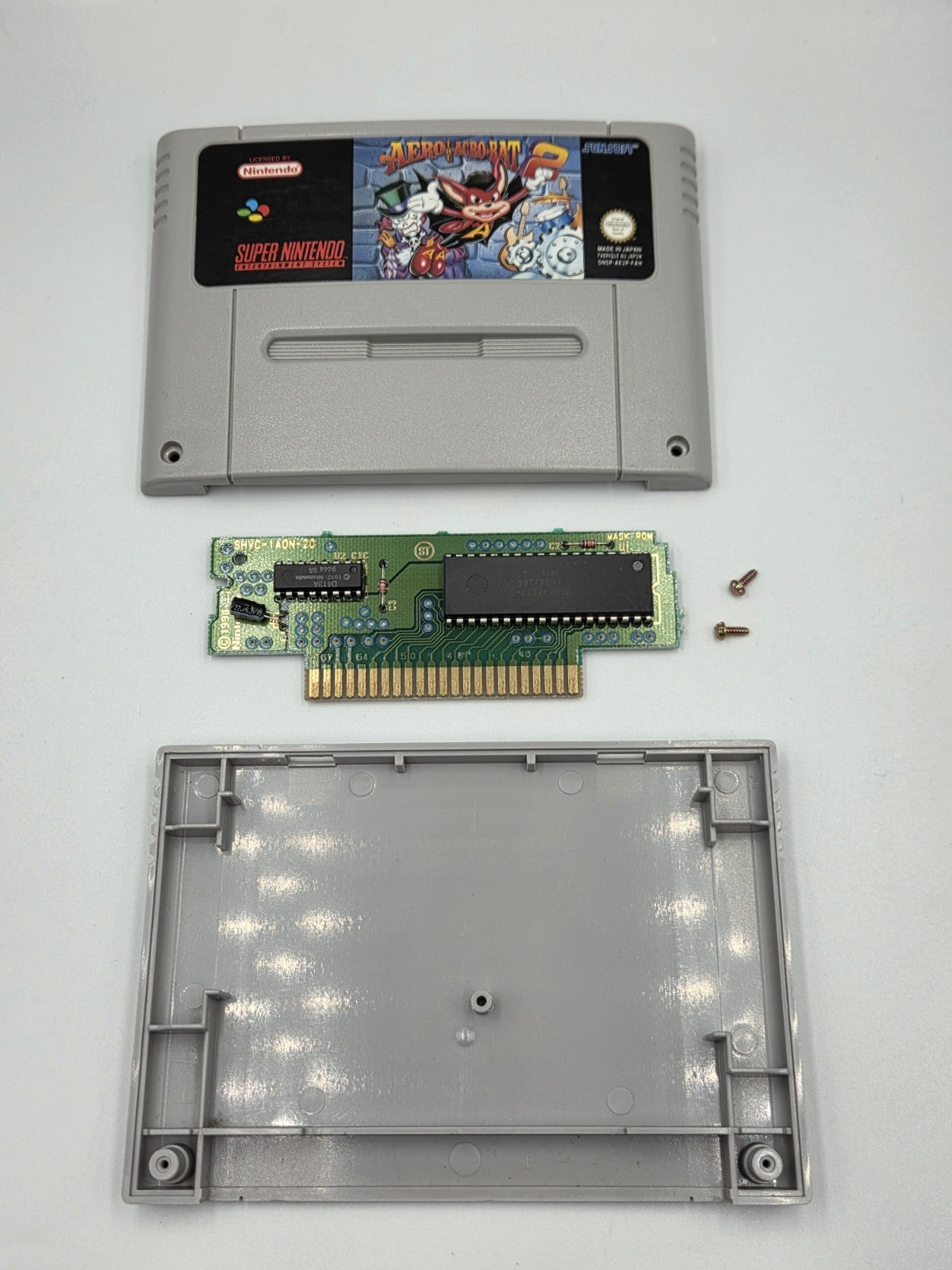 SNES Super Nintendo Aero The Acro-Bat 2 Modul FAH