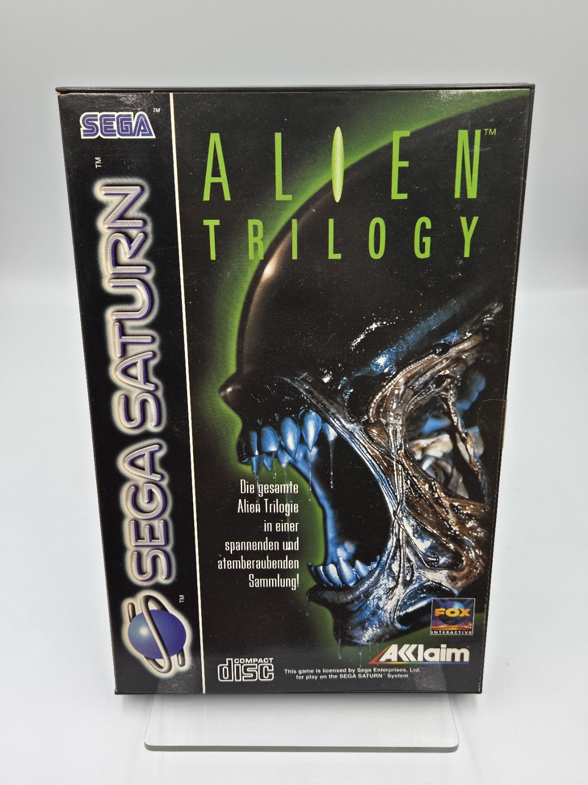 Sega Saturn Spiel Alien Trilogy mit OVP und Anleitung Multi Language 