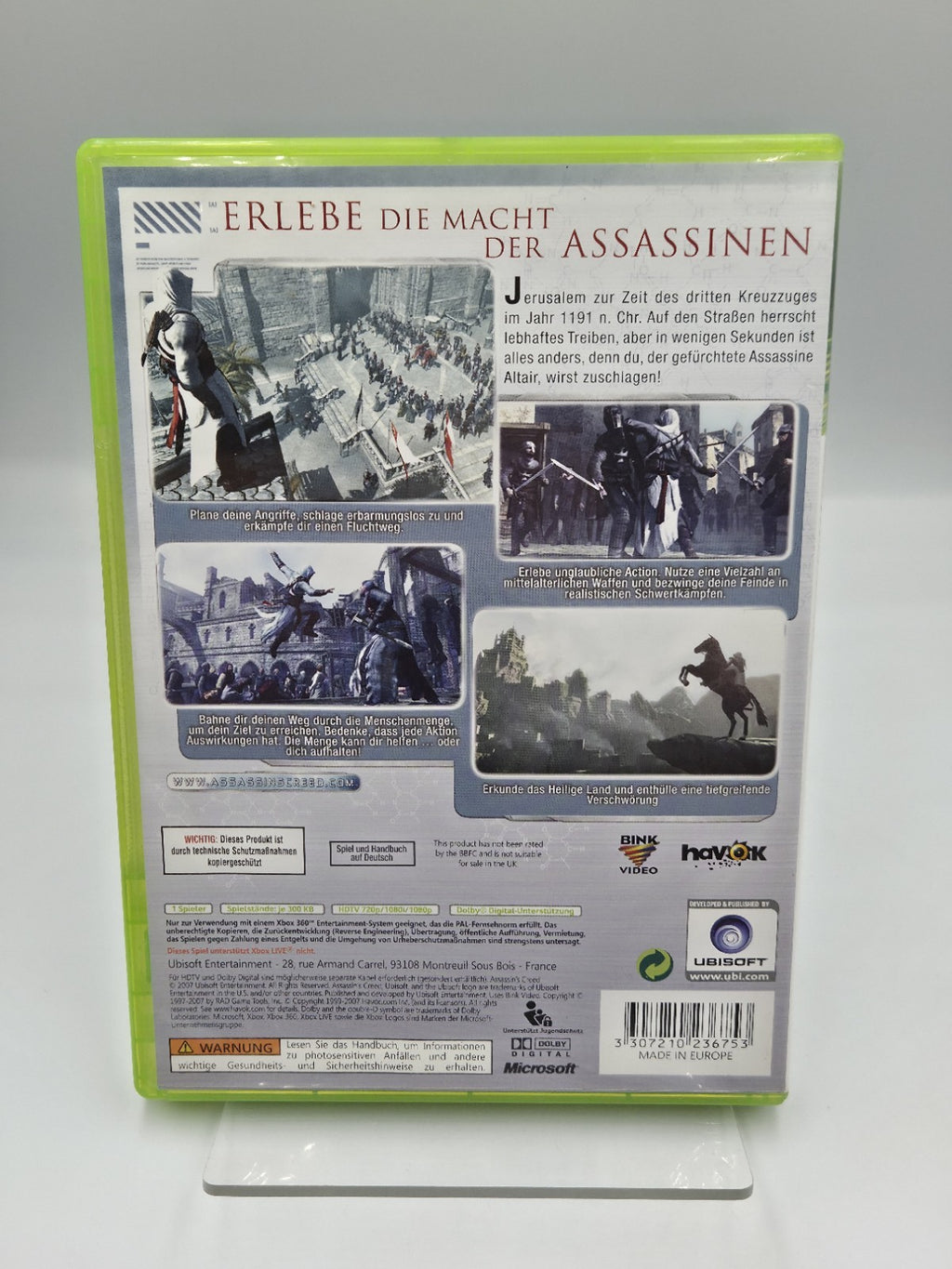 XBOX360 Spiel Asassin's Creed  mit OVP und Anleitung Deutsch