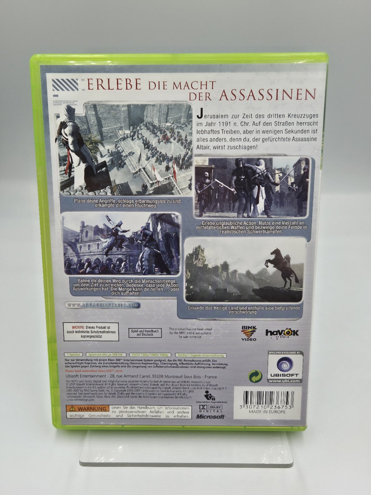 XBOX360 Spiel Asassin's Creed  mit OVP und Anleitung Deutsch