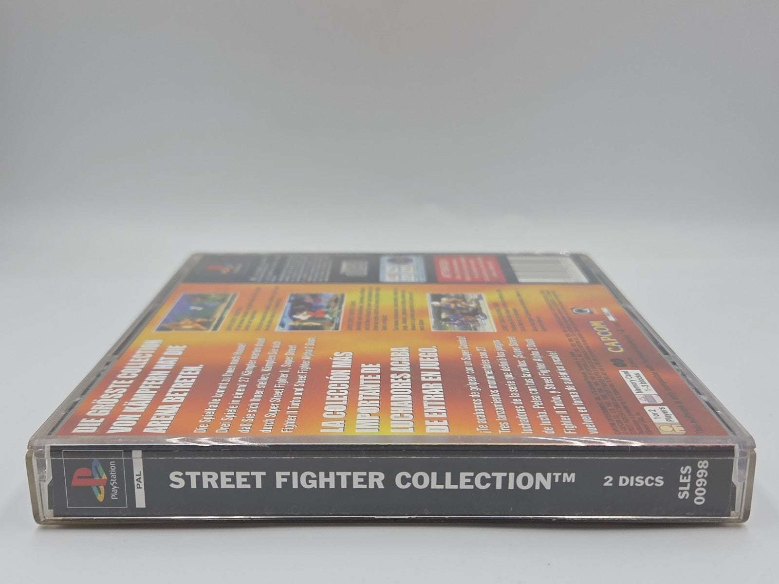 PS1 Playstation 1 Street Fighter Collection mit OVP + Anleitung  2 Discs