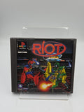 PS1 Playstation 1 Spiel Riot mit OVP und Anleitung Multilingual