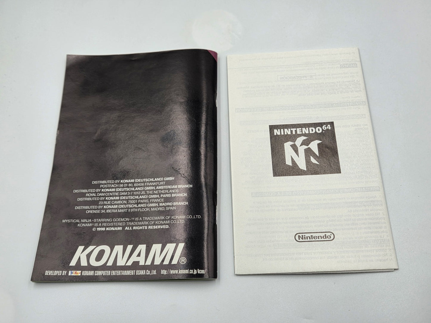 N64 Nintendo 64 Mystical Ninja Starring Goemon mit OVP und Anleitung EUR