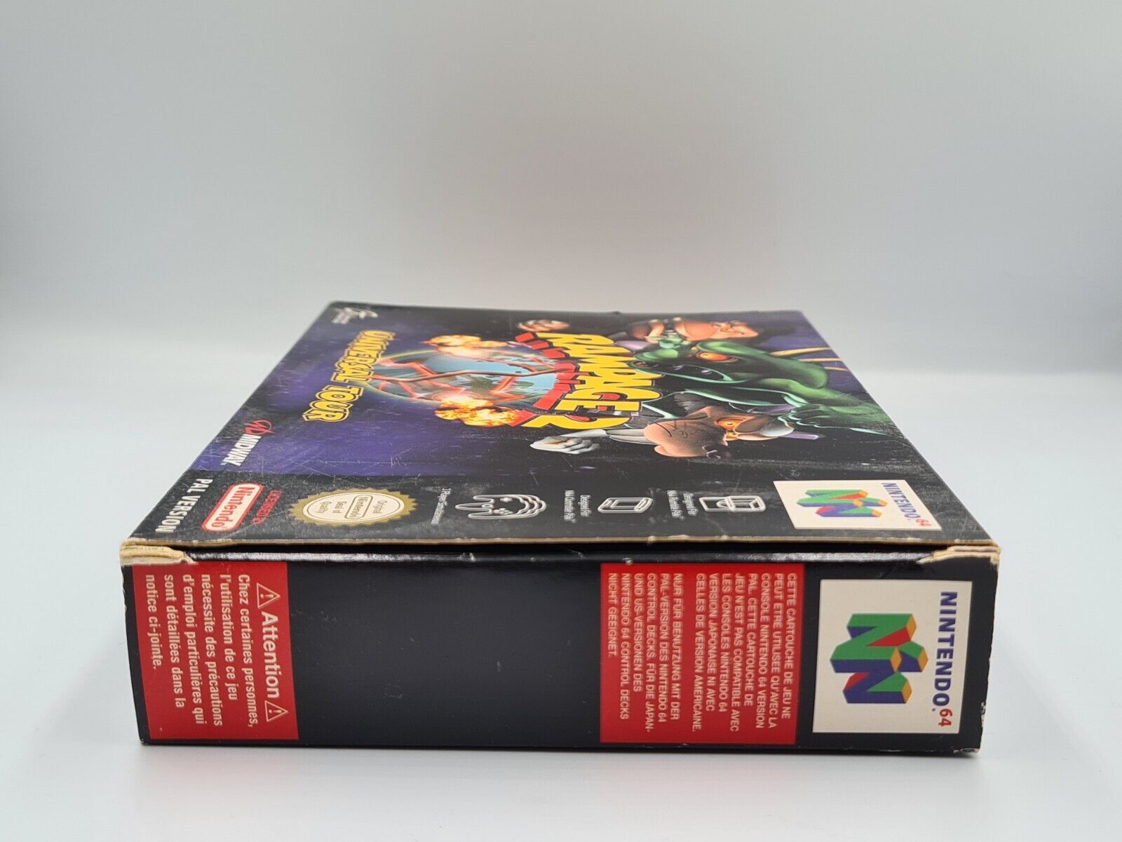 N64 Nintendo 64 Rampage 2 Universal Tour mit OVP und Anleitung EUR - T-Retro-Games 