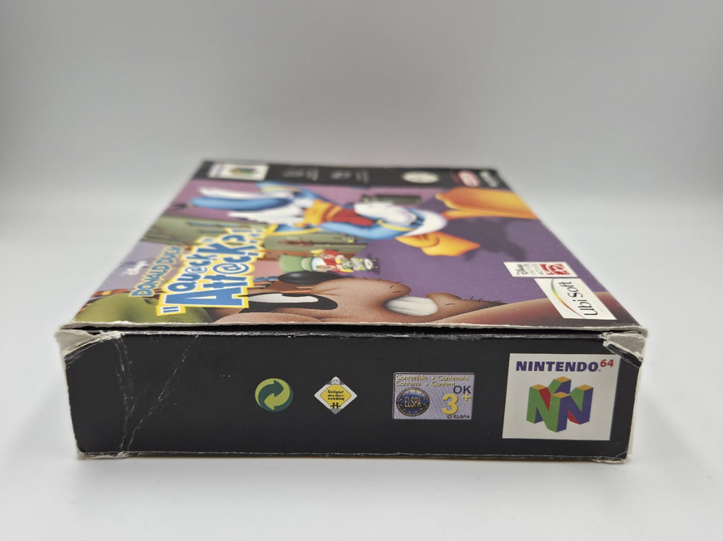 N64 Nintendo 64 Spiel Disney's Donald Duck Qu@ck Att@ck?! mit OVP Anleitung EUR