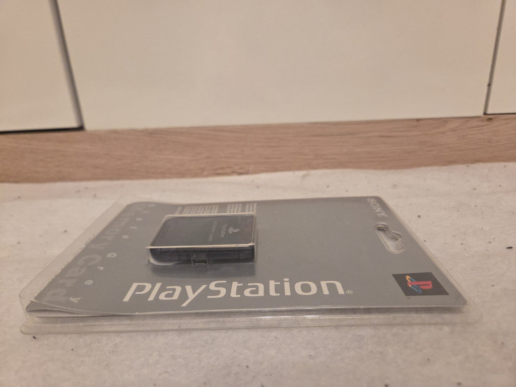 PS1 Sony Playstation Memory Card Sealed Neu New Schiefergrau SCPH-1020 