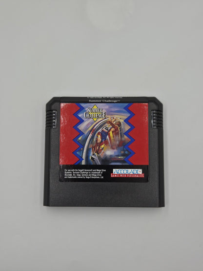 Sega Mega Drive Spiel Summer Challenge mit OVP und Anleitung Multilingual 