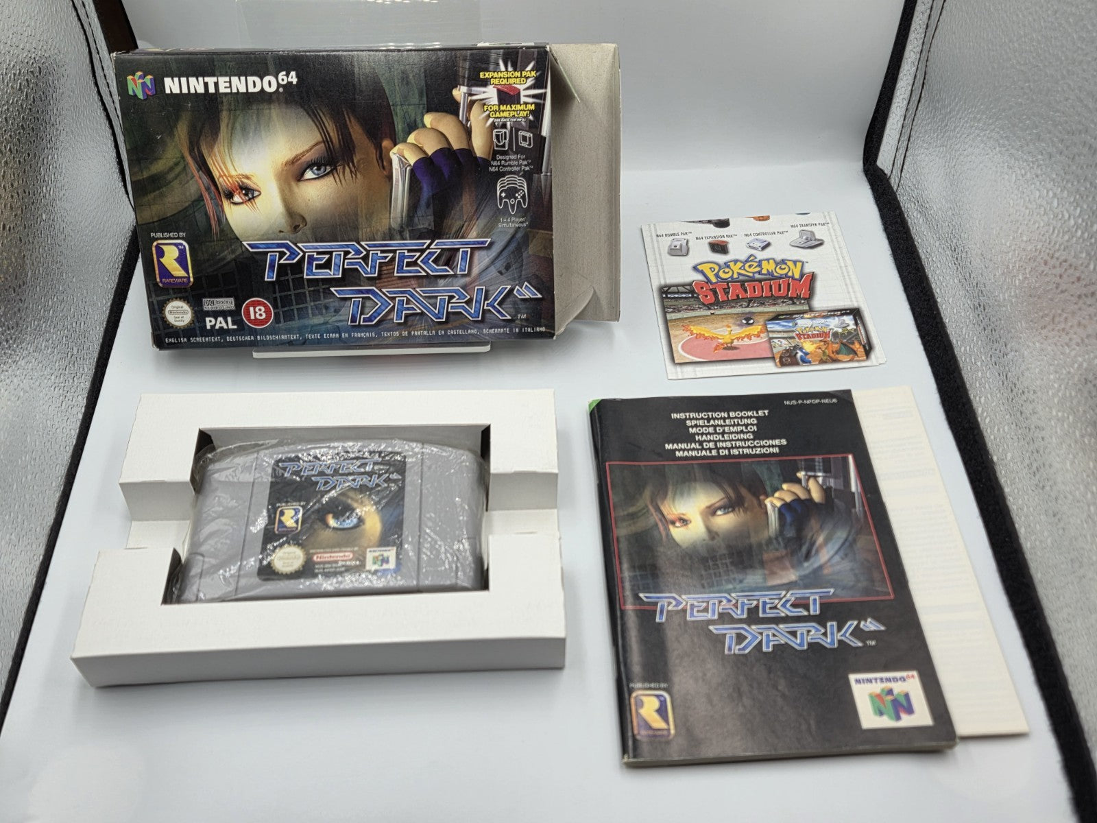 N64 Nintendo 64 Perfect Dark mit OVP und Anleitung EUR