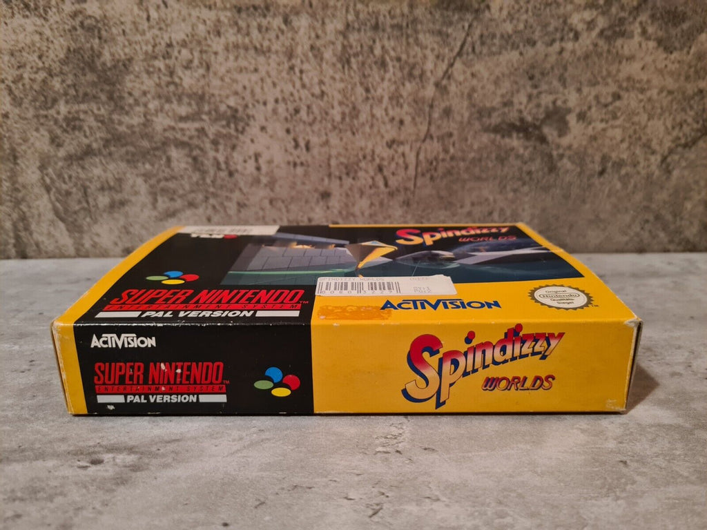 SNES Super Nintendo Spindizzy Worlds mit OVP und Anleitung NOE - T-Retro-Games 