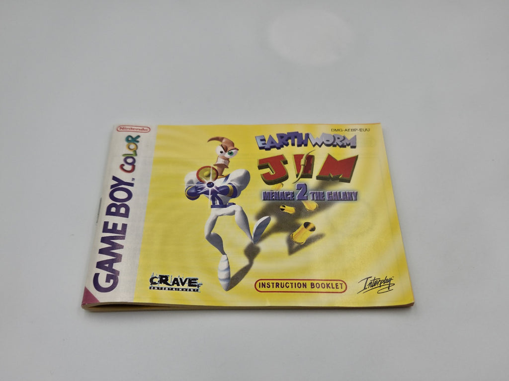 Game Boy Color Spiel Earthworm Jim Menace 2 The Galaxy mit OVP und Anleitung EUR
