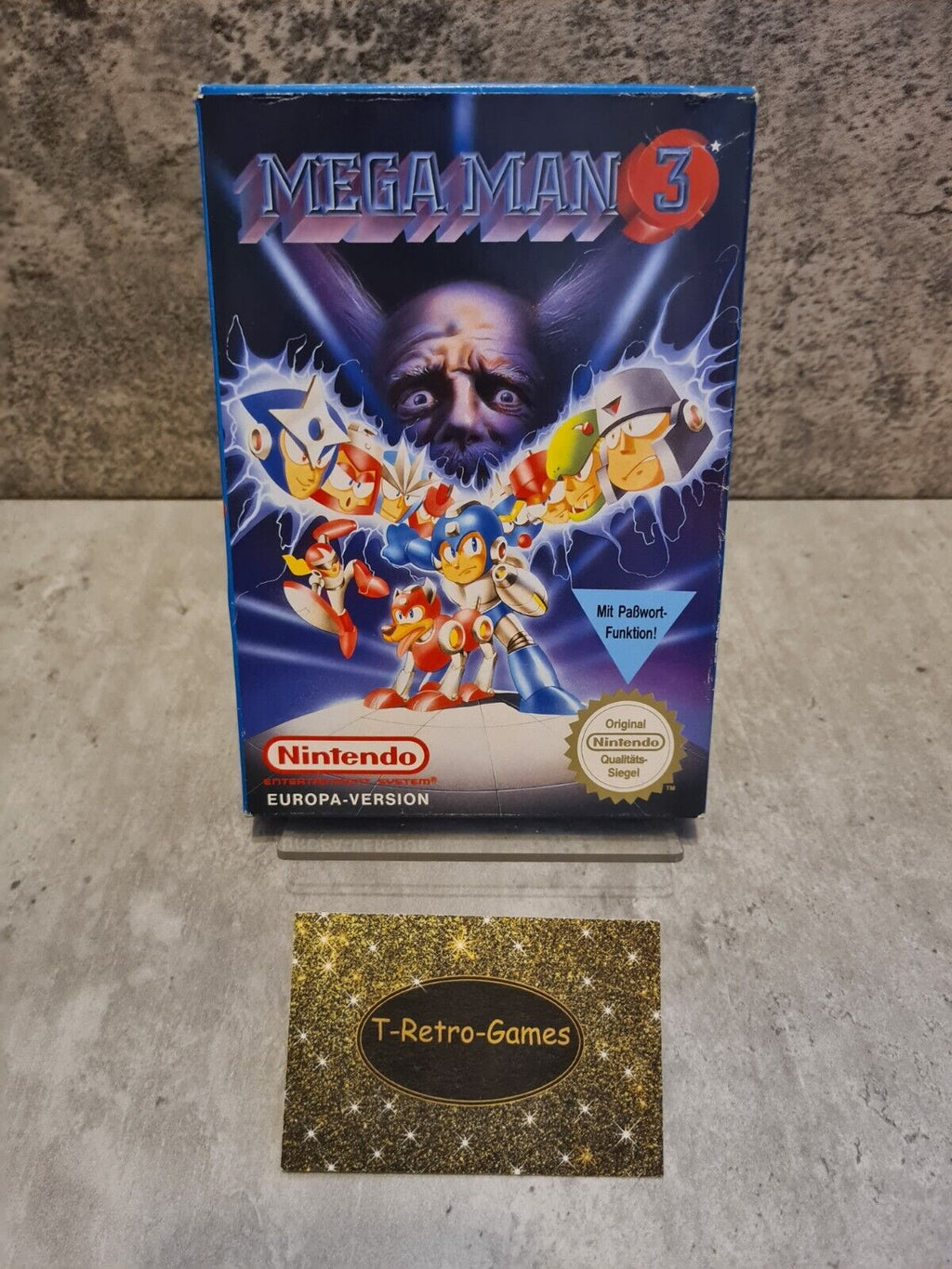 Nintendo NES Mega Man 3 mit OVP und Anleitung NOE - T-Retro-Games 