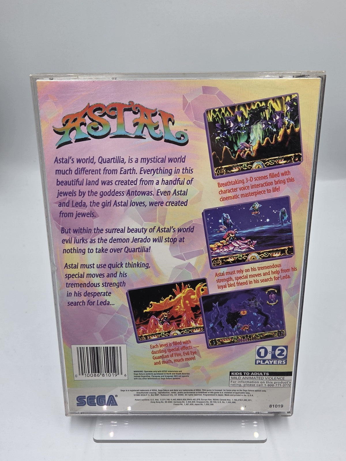 Sega Saturn Astal mit OVP und Anleitung NTSC-USA