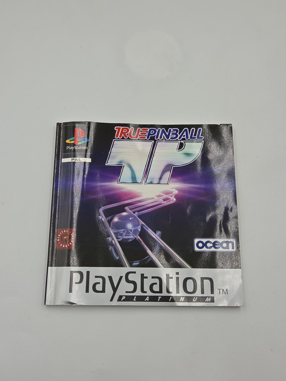 PS1 Playstation 1 Spiel True Pinball mit OVP und Anleitung Multilingual