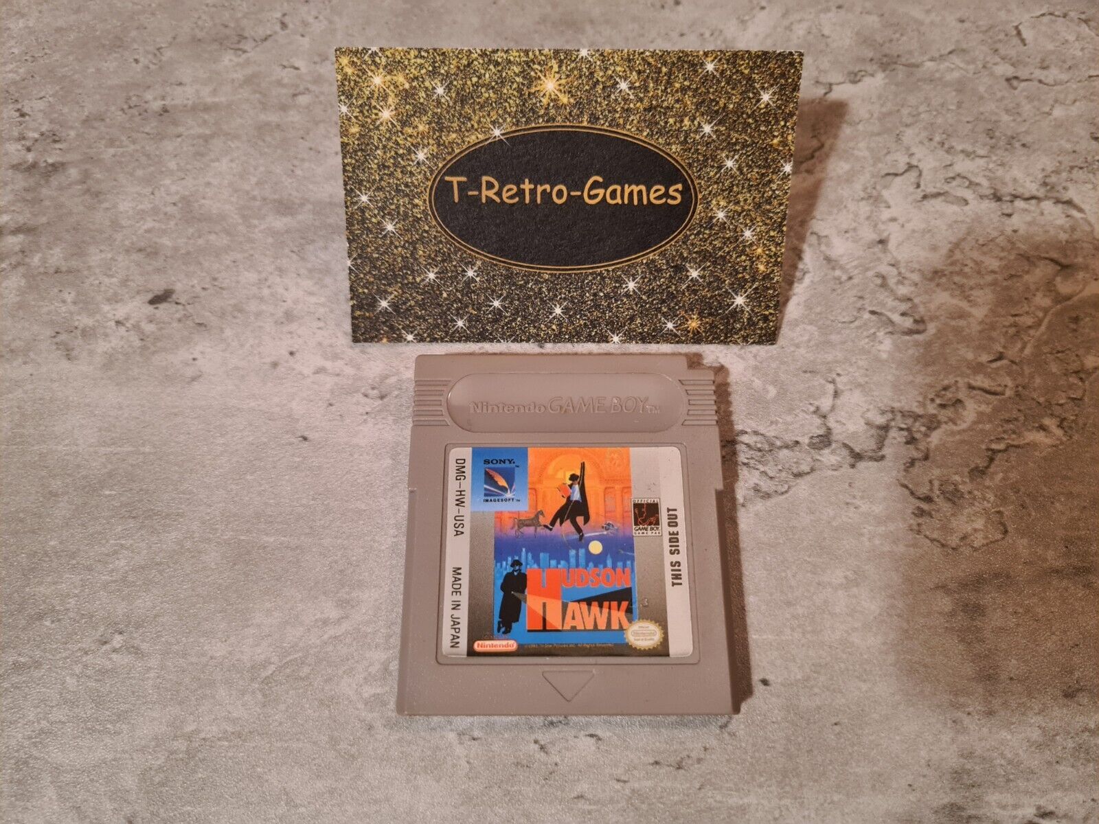 Nintendo Gameboy Classic Spiel Hudson Hawk Modul USA - T-Retro-Games 