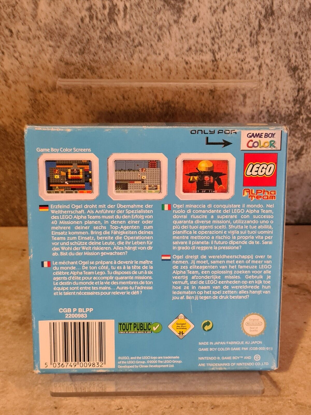 Nintendo Game Boy Color Spiel Lego Alpha Team mit OVP und Anleitung EUR - T-Retro-Games 