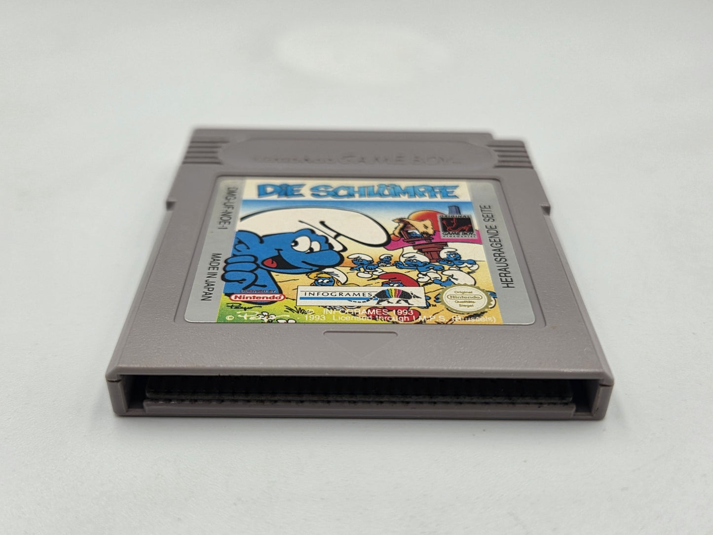Nintendo Game Boy Classic Spiel Die Schlümpfe Modul NOE