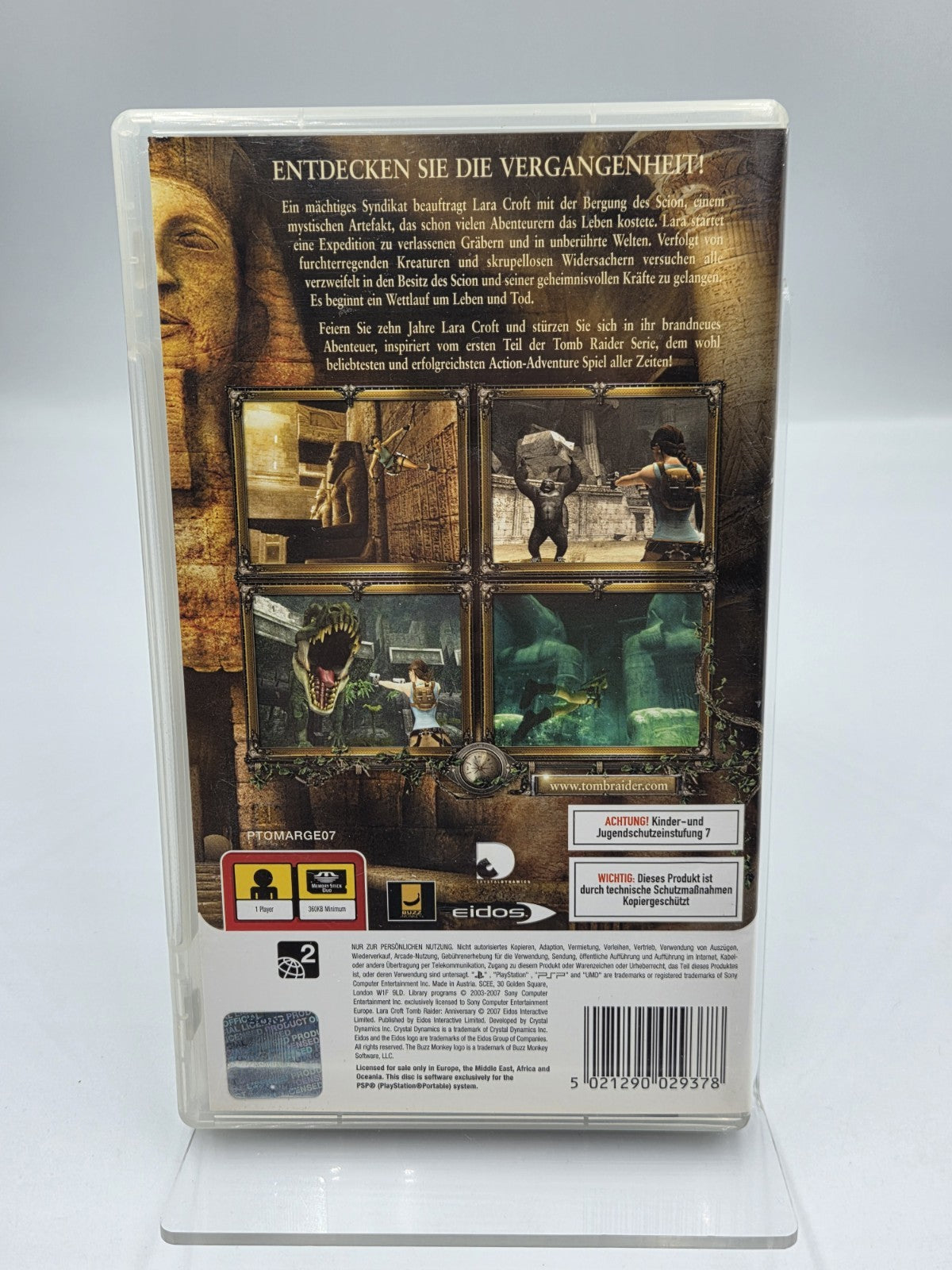 Sony PSP Spiel Lara Croft Tomb Raider Anniversary mit OVP und Anleitung Deutsch