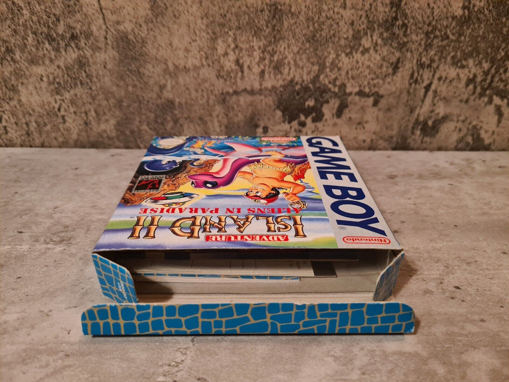 Game Boy Classic Adventure Island II Aliens in Paradise mit OVP + Anleitung USA - T-Retro-Games 